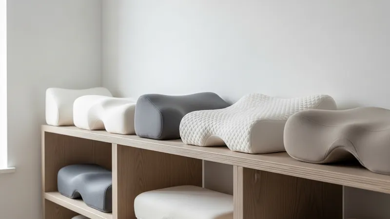 Gamme d'oreillers ergonomiques