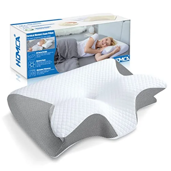 Homca Oreiller Cervical Mémoire de Forme, oreiller cervical Homca